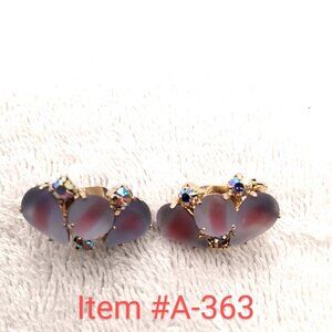 Earrings, Item # A-363,. wt  8 grams